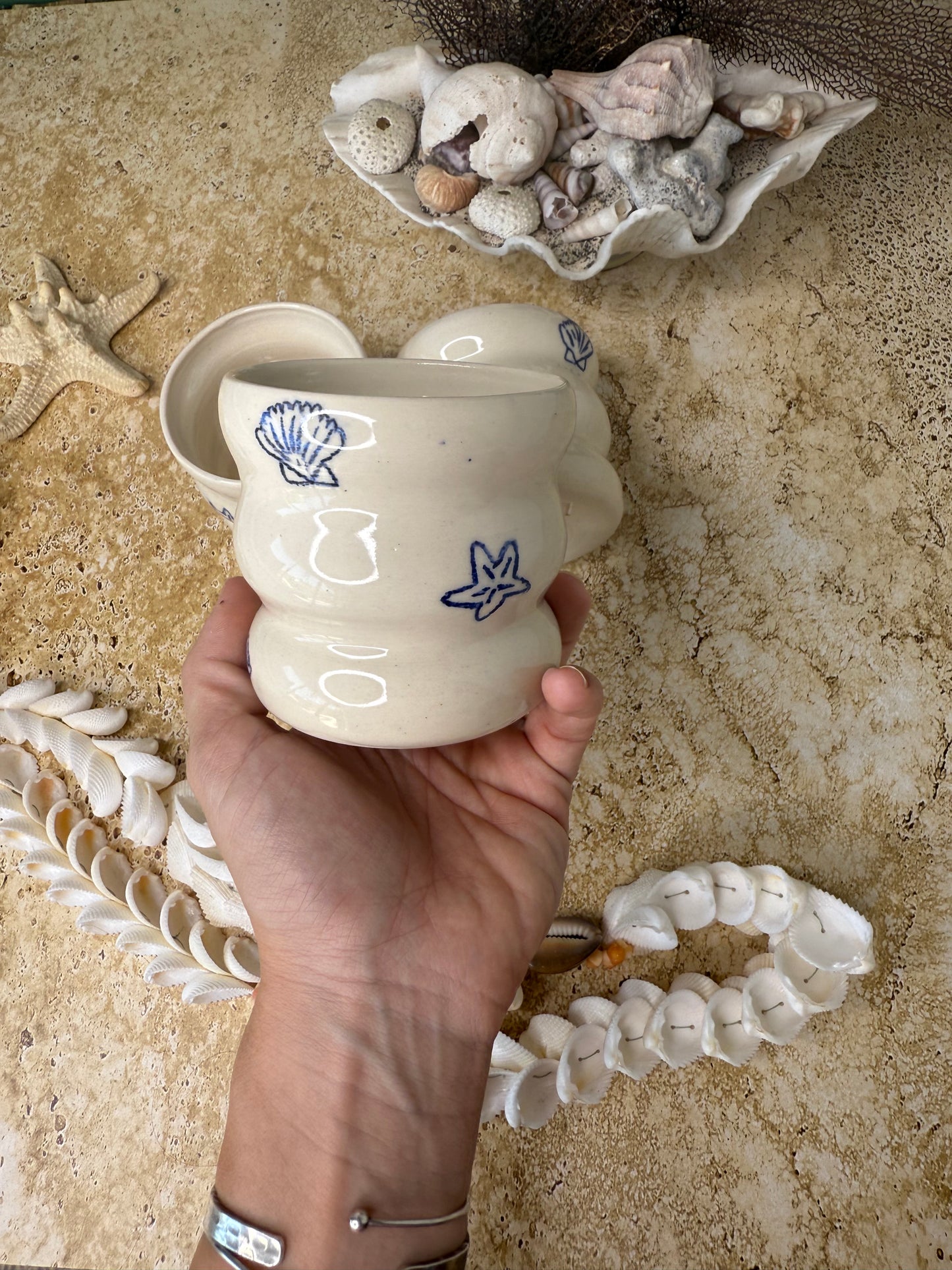 Mug wavy Coquillages
