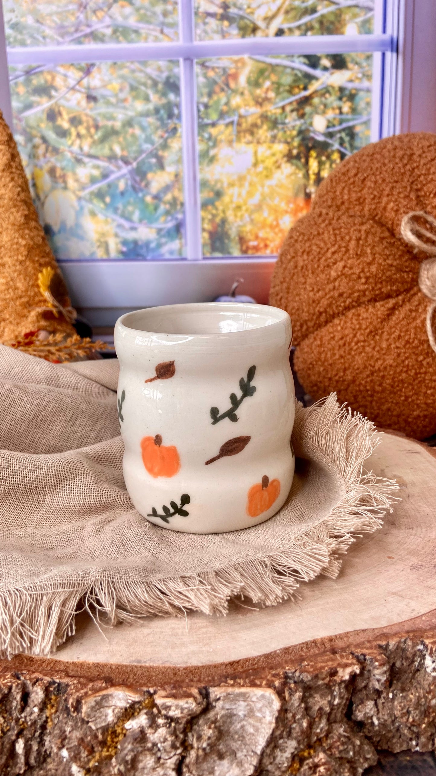 Mug Wavy Pumpkin